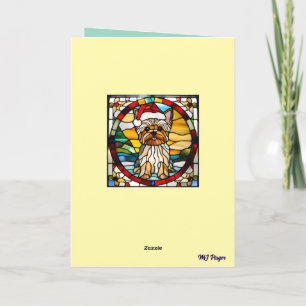 Carte De Remerciements Noël Yorkie