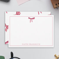 Nœud papillon rose aquarelle personnalisé coquette