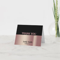 Noir & Rose Gold Artiste maquillage moderne