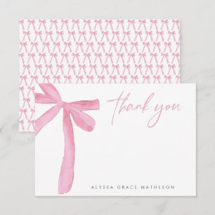 Carte De Remerciements Nom personnalisable Mariage Shower de mariage ruba