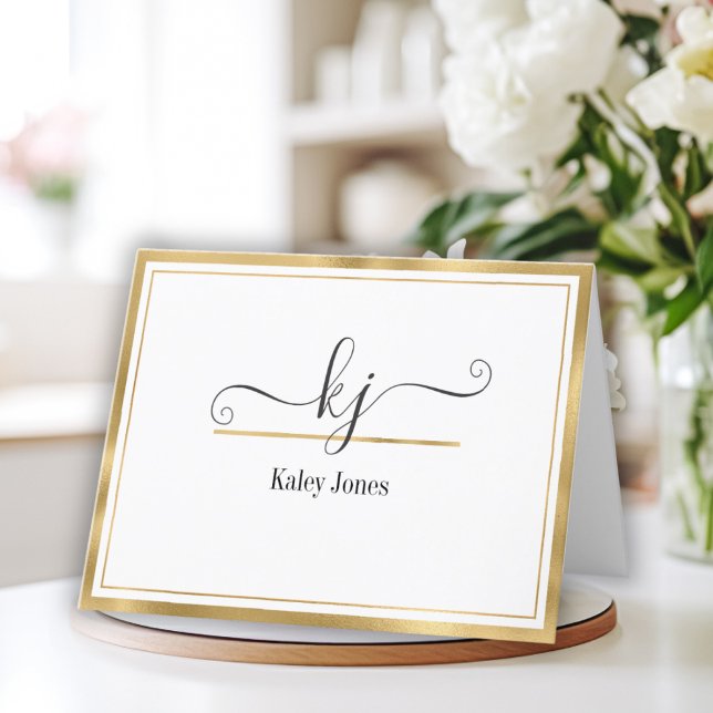 Carte De Remerciements Nom personnalisé | Du Bureau De La Voiture De Merc (Créateur téléchargé)