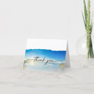 Carte De Remerciements North Lake Tahoe Destination Wedding