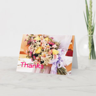 Carte De Remerciements Note de remerciement de mariage