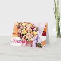 Note de remerciement du mariage