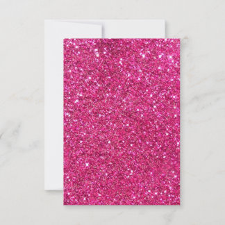 Carte De Remerciements Note de remerciement Rose Bling