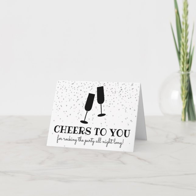 Carte De Remerciements Note de Vendor Thank (Devant)