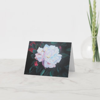 Carte De Remerciements Note Rose sur la lune
