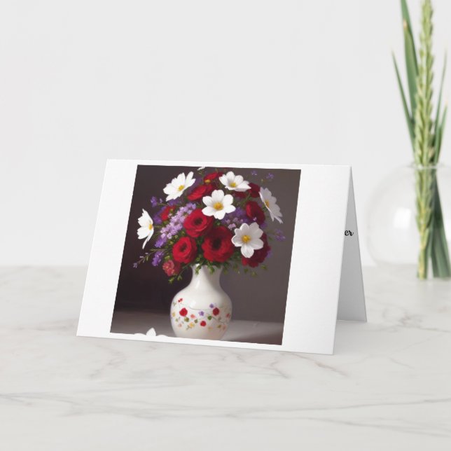 Carte De Remerciements "Notes de coeur" (Devant)