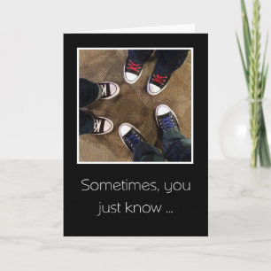 Carte De Remerciements Notre amitié devait être.