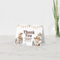 Notre Baby shower Ouest sauvage de petit garçon pl