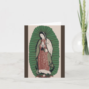 Carte De Remerciements Notre-Dame de Guadalupe
