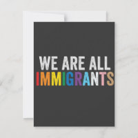 Nous sommes tous des immigrants LGBT Rainbow Ally