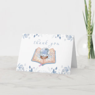 Carte De Remerciements Nouveau chapitre Fête prénatale Bébé boule de neig
