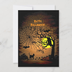 Carte De Remerciements Nuit d'Halloween, Joyeux Halloween !