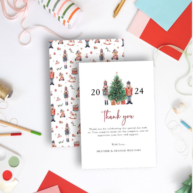 Carte de remerciements Nutcracker (Nutcracker Thank You Card)