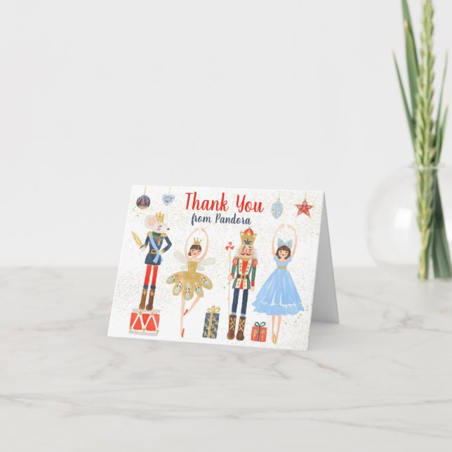 Carte De Remerciements Nutcracker Thank You Note Papeterie (Devant)