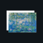 Carte De Remerciements Nymphéas par Claude Monet<br><div class="desc">Claude Monet - Nymphéas,  1916-1919. Oscar-Claude Monet (1840-1926) était un peintre français et fondateur de la peinture impressionniste considéré comme un précurseur clé du modernisme,  en particulier dans ses tentatives de peindre la nature comme il la percevait.</div>