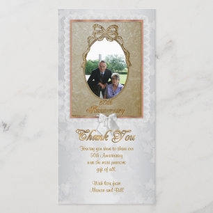 Carte de remerciements occasion spéciale avec phot