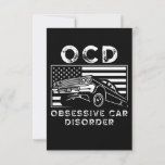 Carte De Remerciements OCD obsessive car dissorder<br><div class="desc">OCD obsessive car dissorder</div>