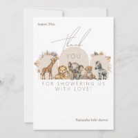 Oh Baby Safari Animaux Boho Baby shower