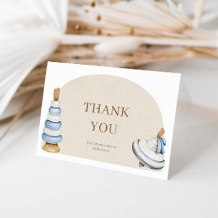 Carte De Remerciements Oh Bébé BohoBois Blocs Et Jouets