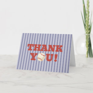 Carte De Remerciements Oh Boy Little Slugger Baseball Sport Baby Shower 