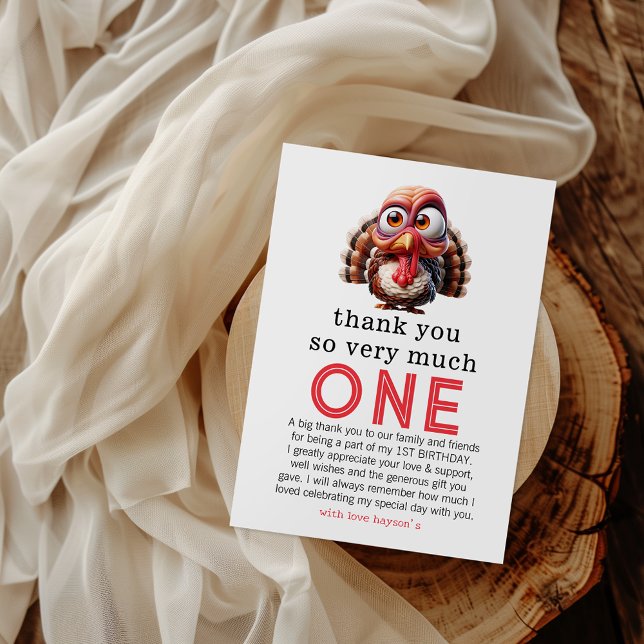 Carte De Remerciements Oh ce qui est amusant Caricatures Turquie 1er anni (Créateur téléchargé)