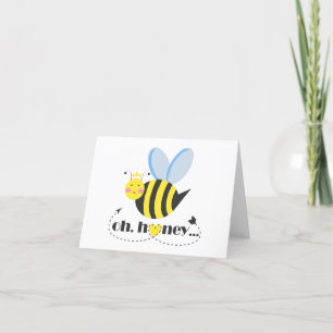 Carte De Remerciements Oh Honey Valentines reine Bee caractère avec tiara