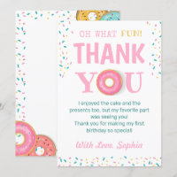 Oh Quel Amusant Donut Anniversaire Fête