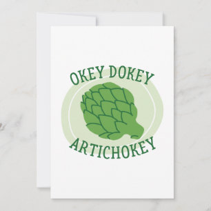 Carte De Remerciements Okey Dokey Artichokey