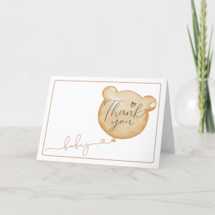 Carte De Remerciements On peut attendre le ballon Brown