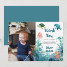 Oneder sous la mer aquarelle 1er anniversaire