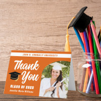 Orange White Graduate Photo Arch Graduate