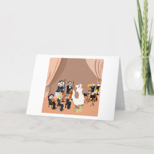 Carte De Remerciements Orchestre du peuple ⛄️ neige