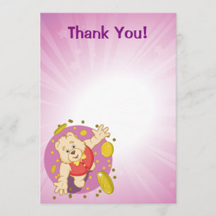 Carte De Remerciements Ours de Quizzy