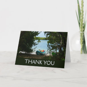 Carte De Remerciements Pagaie à St. Thomas Îles Vierges américaines