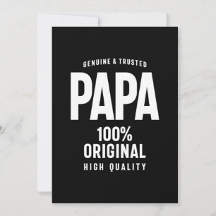 Carte De Remerciements Papa authentique et fiable Cadeau Père