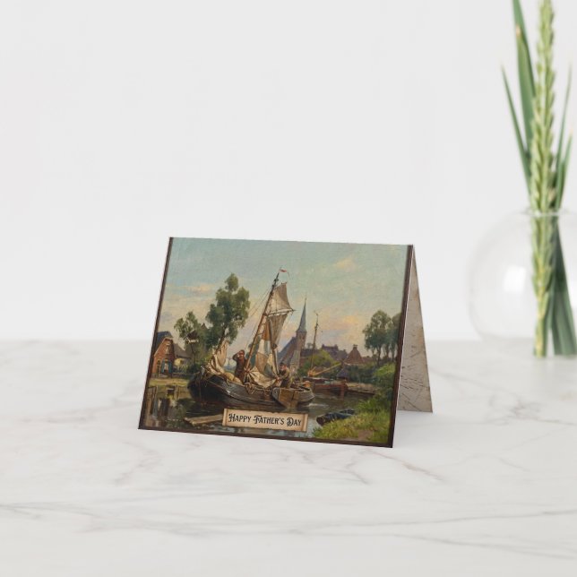 Carte De Remerciements Papa frison (Devant)