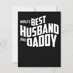 Carte De Remerciements Papa Poison World's Best Husband And Daddy