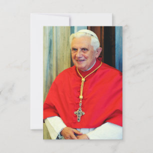 Carte De Remerciements Pape allemand Benoît