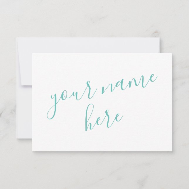 Carte De Remerciements Papeterie personnalisée pour femmes (Devant)