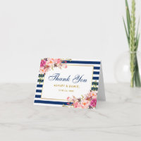 Papier à lettre de mariage à rayures rose bleu aqu