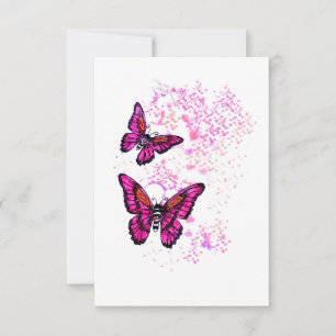 Carte De Remerciements Papillon