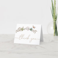 Papillon Boho Foliage couronne