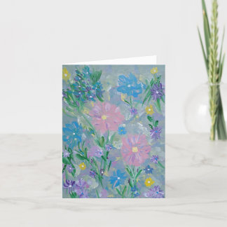 Carte De Remerciements Papillon Bush Floral Note Card
