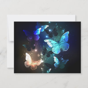 Carte De Remerciements Papillon de nuit