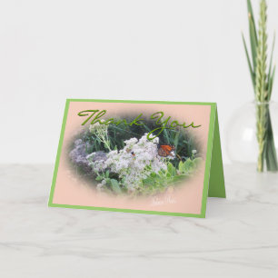 Carte De Remerciements Papillon-personnaliser de Lil toute occasion
