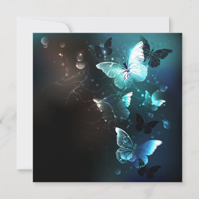 Carte De Remerciements Papillons de nuit (Devant)