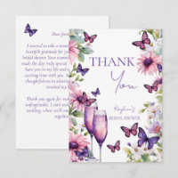 Papillons shower de mariage violet
