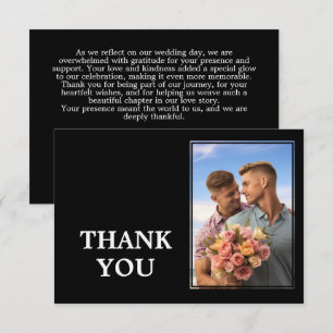 Carte De Remerciements 🌈  Parfaitement Vôtre : Amour Arc-en-Ciel